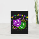 Search for mardi gras cards Retro