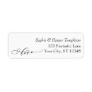 Search for script font return address labels Typography