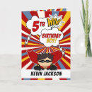 Search for boys 5th birthday cards Five