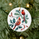 Search for cardinal ornaments Ceramic