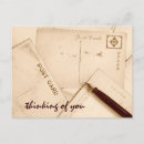 Search for blank antique vintage postcards Thinking of you