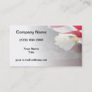 Search for eagle business cards patriotism
