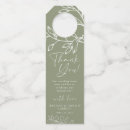 Search for thank you bottle tags Green