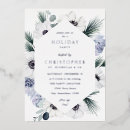 Search for blue and silver christmas invitations Foil
