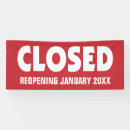 Search for closed signs Restaurant