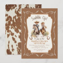 Search for how the west was one birthday invitations Western