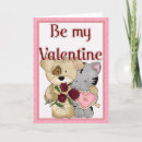 Search for cat valentines day cards Kids valentine