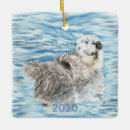 Search for otter ornaments Blue
