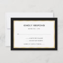 Search for black and gold rsvp cards Classy