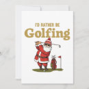 Search for funny golf christmas cards Santa claus