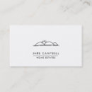 Search for mountain business cards Chic