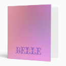 Search for pastel purple color binders Ombre