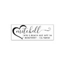 Search for heart stamps Return address