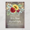 Search for sunflower rehearsal dinner invitations Floral