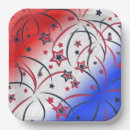 Search for red white blue stars patriotic paper plates 4th of july