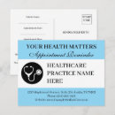 Search for medical reminder postcards Customer