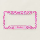 Search for leopard license plate frames Pretty