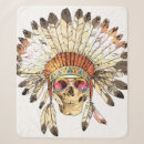 Search for native american blankets Skull