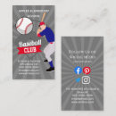 Search for baseball trainer business cards Club