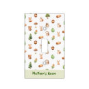 Search for woodland animals nursery light switch covers Rustic