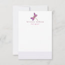 Search for dragonfly note cards Purple