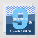 Search for 9 year old boy birthday invitations Nine