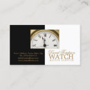 Search for clock business cards Time
