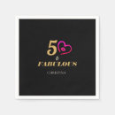 Search for 50th birthday plates and napkins Elegant birthday party