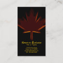 Search for maple leaf business cards Canadian
