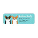Search for corgi return address labels Pembroke welsh corgi