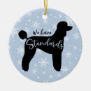 Search for black poodle ornaments Pets