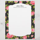 Search for rose stationery paper Vintage