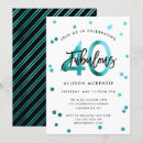 Search for teal birthday invitations Modern