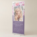 Search for retractable banners In loving memory