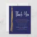 Search for blue graduation thank you cards Elegant
