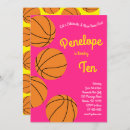 Search for girls basketball party invitations Kids