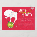 Search for red and white invitations Snowflakes