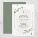 Search for eucalyptus invitations Gold