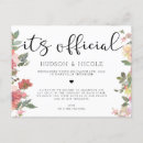 Search for rustic wedding announcement cards Elopement
