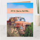 Search for funny 75th birthday cards Vintage