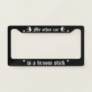 Search for halloween license plate frames Dark