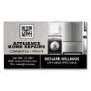 Search for appliance repair business cards Qr code