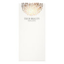 Search for menu rack cards Esthetician