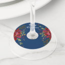 Search for name tag wine charms Christmas party