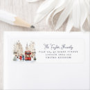 Search for travel return address labels Watercolor