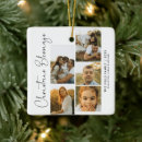 Search for family of 5 ornaments First christmas