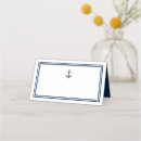Search for nautical place cards Navy blue