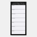 Search for meal plan notepads Black and white