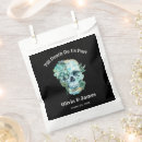 Search for halloween wedding favor bags Floral skull