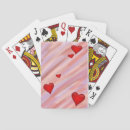 Search for floating playing cards Abstract